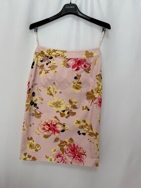 Floral Pink Pencil Skirt - Alanna’s Hill | Size 8 Australian = 4 USA